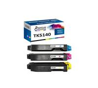 - x3 Toners - TK5140C + TK5140M + TK5140Y (Cyan + Magenta + Jaune) - Compatible pour Kyocera ECOSYS M 6030 cdn Ky