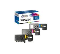 - x3 Toners - TK5220C + TK5220M + TK5220Y (Cyan + Magenta + Jaune) - Compatible pour Kyocera ECOSYS M 5521 cdn Ky