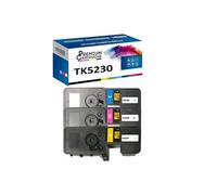 - x3 Toners - TK5230C + TK5230M + TK5230Y (Cyan + Magenta + Jaune) - Compatible pour Kyocera ECOSYS M 5521 cdn Ky