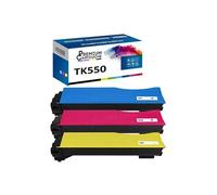 - x3 Toners - TK550C + TK550M + TK550Y (Cyan + Magenta + Jaune) - Compatible pour Kyocera FS-C 5200 DN