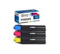 - x3 Toners - TK8505C + TK8505M + TK8505Y 1T02LCA (Cyan + Magenta + Jaune) - Compatible pour Kyocera TASKalfa 455