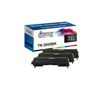 - x3 Toners - TN-2005 (Noir) - Compatible pour Brother HL-2035 2037 2035R