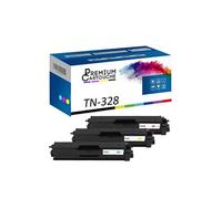 - x3 Toners - TN-328C (Cyan + Magenta + Jaune) - Compatible pour Brother HL-4570CDW 4570CDWT, DCP-9270CDN, MFC-99