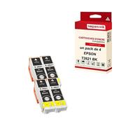 - x4 Cartouche compatible pour EPSON T2621 XL T2621XL Noir Ours