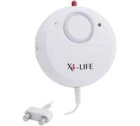 X4-LIFE Alarme d'eau de sécurité, détecteur d'eau, moniteur pour cave, chaufferie ou buanderie, sécurité personnelle