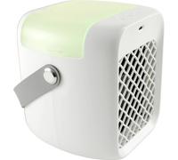 X4-LIFE Refroidisseur d'air (L x l x H) 15.2 x 17.4 x 17.3 cm avec batterie, avec éclairage, avec lumières d'ambiance au choix