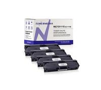 - x4 Toner Samsung MLT-D111S compatibles (4 Noir)
