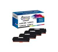 - x4 Toners - 045 BK (Noir + Cyan + Magenta + Jaune) - Compatible pour Canon i-SENSYS LBP-610 Series Canon i-SEN
