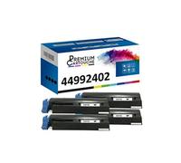 - x4 Toners - 44992402 (Noir) - Compatible pour OKI B401 OKI 401D OKI 401DN OKI MB441 OKI 441DN OKI MB451 OKI 451