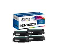 - x4 Toners - 593-10329 HX756 (Noir) - Compatible pour Dell 2335dn 2355dn