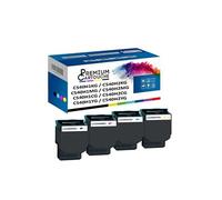- x4 Toners - C540H1KG + C540H1MG + C540H1CG + C5 (Noir + Cyan + Magenta + Jaune) - Compatible pour Lexmark C540