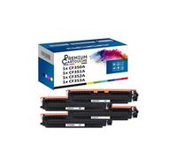 - x4 Toners - CF350A CE310A + CF351A CE311A + CF3 (Noir + Cyan + Magenta + Jaune) - Compatible pour HP Color Lase