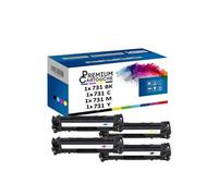 - x4 Toners - EP731BK 6272B002 (CF210X) + EP731C (Noir + Cyan + Magenta + Jaune) - Compatible pour Canon Color i