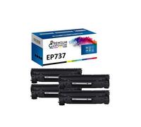 - x4 Toners - EP737 (CF283X) (Noir) - Compatible pour Canon i-SENSYS LBP-151 dw Canon i-SENSYS MF 210 Series Cano