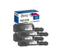 - x4 Toners - TK1115 1T02M50NL0 (Noir) - Compatible pour Kyocera FS-1041 Kyocera FS-1220 MFP Kyocera FS-1320 MFP