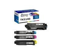 - x4 Toners - TK5140K + TK5140C + TK5140M + TK514 (Noir + Cyan + Magenta + Jaune) - Compatible pour Kyocera ECOSY