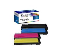- x4 Toners - TK540K + TK540C + TK540M + TK540Y (Noir + Cyan + Magenta + Jaune) - Compatible pour Kyocera FS-C 51