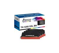 - x4 Toners - TN-3280XL (Noir) - Compatible pour Brother HL-5240 5340DRT 5340D 5350DN 5370DW 5370DWT 5380DN 5140