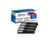 - x4 Toners - TN-910BK (Noir + Cyan + Magenta + Jaune) - Compatible pour Brother HL-L9310CDW L9310CDWT L9310CDWTT