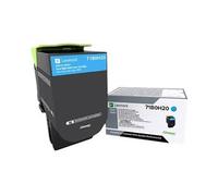 X417 - A rendement élevé - cyan - original - cartouche de toner LCCP - pour Lexmark CS417dn, CS517de, CX417de, CX517de