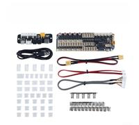 X5 Chameleon Carte mère STM32F407VET6 avec 5 pilotes TMC2209 pour connexion de bande RVB d'impression multicolore Kit DIY Taille standard