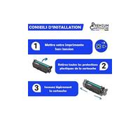 x5 Toner CF330X 654X (x2) + CF331A 654A + CF (Noir (x2) + Cyan + Magenta + Jaune) - Compatible pour HP