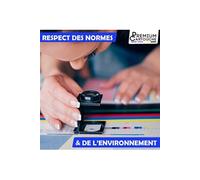 x5 Toner Q6470A (x2) + Q6471A + Q6473A + Q64 (Noir (x2) + Cyan + Magenta + Jaune) - Compatible pour HP
