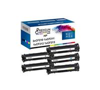 - x5 Toners - CF210X (Noir (x2) + Cyan + Magenta + Jaune) - Compatible pour HP LaserJet Pro 200 color MFP M276n H