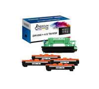 - x5 Toners - DR+TN-1050 (Tambour + Toner) - Compatible pour Fuji Xerox DocuPrint P115BFuji Xerox DocuPrint P115W