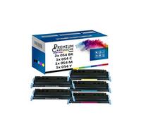 - x5 Toners - EP707 BK (Q600) (x2) + EP707 C (Q60 (Noir (x2) + Cyan + Magenta + Jaune) - Compatible pour Canon i-