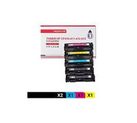 - x5 Toners HP CF410X (x2) + CF411X + C
