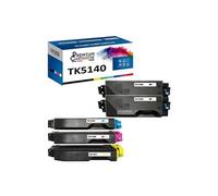 - x5 Toners - TK5140K (x2) + TK5140C + TK5140M + (Noir (x2) + Cyan + Magenta + Jaune) - Compatible pour Kyocera