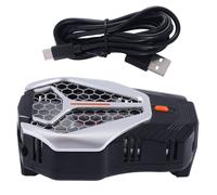 X58 TéLéPhone Portable Ventilateur Refroidissement Radiateur TroisièMe Vitesse TéLéPhone Refroidisseur SystèMe Cool Dissipateur Chaleur pour TéLéPhones Portables Tablettes 23X23Mm