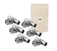 X6 Adaptateur BNC T 1 Prise Male vers 2 Femelles coaxial Doubleur Splitter Y Diviseur connecteur s Video Composite et SDI ADAPTOUT Marque FRANÇAISE