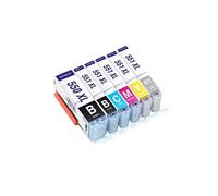 - x6 Cartouches Canon PGI 550 XL CLI 551 XL compatibles (1 Noir XL, 1 Noir, 1 Cyan, 1 Magenta, 1 Jaune, 1 Gris)