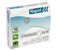 X6 Rapid Agrafes Standard N°23, Longueur 15 mm, 1000 Agrafes, Agrafe lot de 6