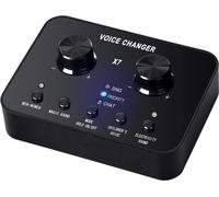 X7 Live Sound Mixer Mixeur audio portable Changeur de voix pour la diffusion en direct de K chansons Enregistrement de conversations vocales