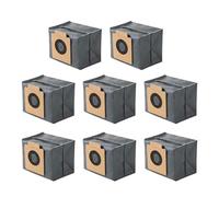X8 Pro Lot de 8 sacs d'aspirateur pour eufy Clean X8 Pro/X10 Pro Omni, grande capacité, accessoires