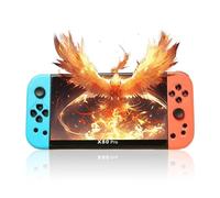 X80PRO Console De Jeux Portable, 7 Pouces 20000 Jeux Classiques Console Portable, Console De Jeux Support Multi Émulateur et Extension De Carte TF, 3000mAh Batterie Rechargeable Emulateur Console