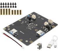 X820 Carte d'extension de Stockage, Module de Disque Dur Mobile USB 3.0 V3.0 Compatible avec 2.5 Pouces 2.5 inch SATA HDD/SSD/Rasberry Pi 3 Model B+ (B Plus)/3 Model B/2B/B+