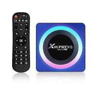 X88 PRO 13 Boîtier TV Android 13.0 Acrylique 4 Go de RAM 64 Go de ROM RK3528 Quad-Core WiFi6 Dual Band 2.4G/5.8G BT5.0 8K HDR10+ Ultra HD USB3.0 Lecteur domestique intelligent