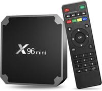 X96 Mini 2GB/16GB Lecteur Multimédia de Diffusion en continu Android 11 Boîte TV 4K avec Amlogic S905W Quad-Core chipset,WiFi,4K HD