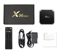 X96 Mini Android TV Box Android 9.0 TV Box Amlogic S905W Quad-Core 2 Go + 16 Go 4K HD WIFI Media Player PAPIER ALIMENTAIRE