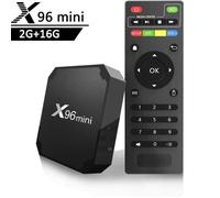 X96 MINI TV BOX 2GO + 16GO Android 9.0 Multi-Core 64bit 4KHD 2.4G