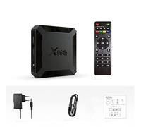 X96,Q 1 Go de RAM et 8 Go de ROM Box Android TV Box Media Player Haute qualité (Android 11.0) avec telecommande et Cable HDMI, Lecteur multimédia Boite TV 4K