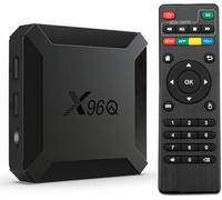 X96 Q Boitier TV Box Android10.0 2GB/16GB Mini Smart TV Box Allwinner H313 Quad Core WiFi,4K HD,100M LAN Enternet 2.4G H.265 Lecteur Multimédia