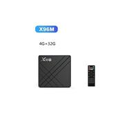 Boîtier tuner TV TNT Docooler X96M Smart TV Box Android 9.0 4Go RAM / 64Go ROM 2.4G WiFi 6K HD Lecteur multimédia