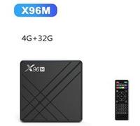 X96M Smart TV Box Android 9.0 4Go RAM / 64Go ROM 2.4G WiFi 6K HD Lecteur multimédia G
