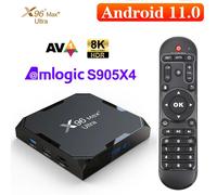 X96Max Plus Ultra TV Box Android 11 Amlogic S905X4 4GB/32GB 4GB/64GB TV BOX AV1 8K Wifi BT X96 Max lecteur multimédia décodeur TV 4G32G