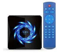 X96Q MAX Android 10.0 Smart TV Box Lecteur multimédia 4K HDR 4Go / 64Go 2.4G & 5G WiFi BT5.0